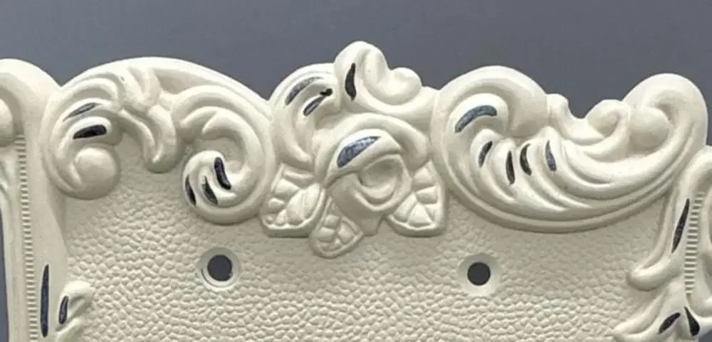 Amertac Cast Metal Antique White Switch & Outlet Plate Covers Lot Cottagecore